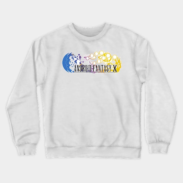 Android Fantasy X Crewneck Sweatshirt by Mashups You Never Asked For